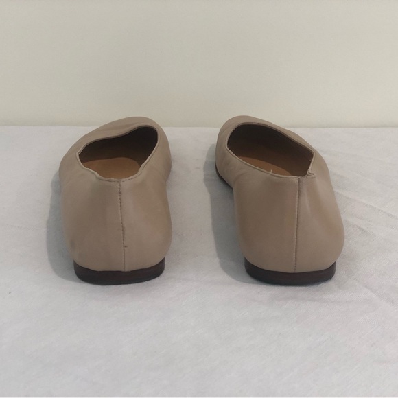 Ralph Lauren Nude Beige Leather Ballet Flats Size 7 or 8 Made in Italy - Picture 4 of 8